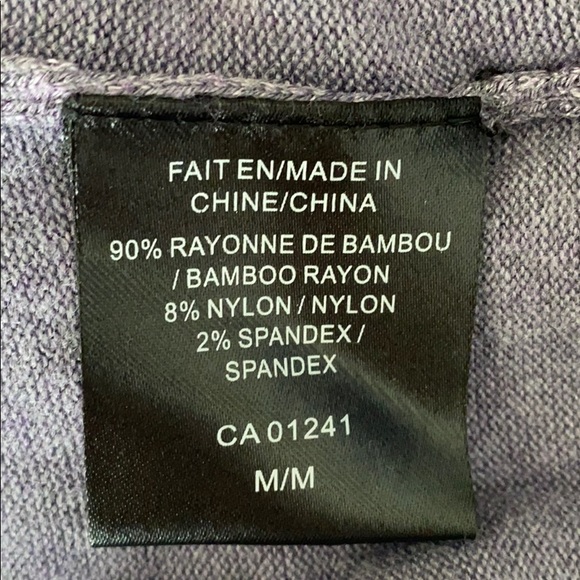 LE31 Violet V-neck Sweater - Picture 4 of 5